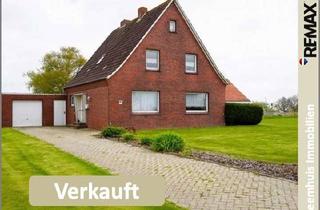Einfamilienhaus kaufen in 26831 Bunde, Sehr gepflegtes Einfamilienhaus mit großem Grundstück, Kamin & unverbaubarem Blick ins Grüne!