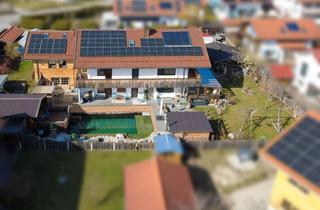Haus kaufen in 82392 Habach, Komfortables Mehrgenerationenhaus mit 3 Wohneinheiten, Naturpool, Saunahaus - Teilung und Einzelv...