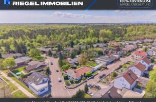 Haus kaufen in 76744 Wörth, Sie hier? Wir auch! Außergewöhnlicher Bungalow auf parkähnlichem Traumgrundstück