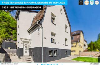 Einfamilienhaus kaufen in 74321 Bietigheim-Bissingen, Kernsaniertes freistehendes Einfamilienhaus in zentraler Lage von Bietigheim-Bissingen