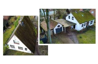 Einfamilienhaus kaufen in 31632 Husum, in exponierter Lage:Einfamilienhaus mit Garage und Carport + "Nurdachhaus"