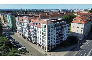 Anlageobjekt in 01307 Johannstadt-Nord, 2-Zimmer-Wohnung mit Balkon und TG-Stellplatz in unmittelbarer Elbnähe | Dresden-Johannstadt