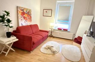 Immobilie mieten in Alsenstraße 17, 24118 Ravensberg, 1 Zi Wohnung , kurz oder lang mieten mit Parkplatz !! Ravensberg, rotes hochwertiges Schlafsofa