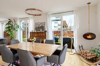 Immobilie mieten in Dahmestrasse 5b, 12527 Grünau, 110 m² Wohnung mit Kamin, großem Wassergrundstück, Gartensauna & Bootsliegeplatz in Grünau