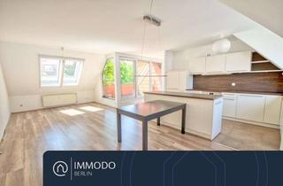 Wohnung kaufen in 13403 Reinickendorf, ⭐️ Sensation im Dachgeschoss - helle 5 Zimmer Wohnung mit Süd West Balkon und Blick ins Grüne