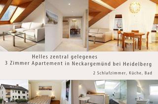 Wohnung mieten in Bahnhofstraße 29, 69151 Neckargemünd, Helles, möbliertes, klimatisiertes, zentral gelegenes 3 Zimmer Apartment