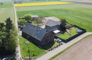 Bauernhaus kaufen in 46509 Xanten, Pferdehof in Alleinlage von Xanten-Vynen mit 10 Boxen Nebengebäuden Weiden und Reitplatz