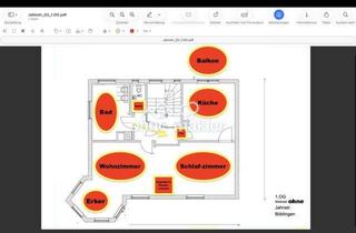 Wohnung mieten in 71032 Böblingen, 1-2 Personen Wohnung -NICHT-MÖBILIERT-