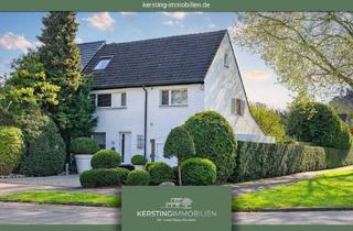 Doppelhaushälfte kaufen in 47800 Krefeld, Krefeld / Bockum - Stadtwald! Lichtdurchflutetes Raumwunder für die große Familie mit Garten-Oase in traumhafter Lage