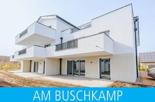 Wohnung kaufen in 33758 Schloß Holte-Stukenbrock, Schloß Holte-Stukenbrock - Neubau-Eigentumswohnung nach KfW-40-QNG-Standard mit Terrasse und Garten