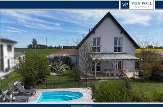 Einfamilienhaus kaufen in 91595 Burgoberbach, Burgoberbach - Neuwertiger Familientraum mit Pool und durchdachter Raumaufteilung!