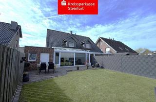 Doppelhaushälfte kaufen in 48282 Emsdetten, Emsdetten - Lichtdurchflutetes Wohnen mit Kamin und Wintergarten