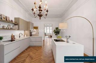 Wohnung kaufen in Giesebrechtstraße 12, 10629 Charlottenburg, Stuck, Fischgrätparkett & Flügeltüren: Altbau-Juwel in begehrter Seitenstraße am KuDamm!