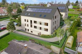 Wohnung kaufen in Kapellenstraße, 88480 Achstetten, Exklusiv! Stilvolle Neubau-Eigentumswohnung im Erdgeschoss mit eigenem Gartenanteil & Terrasse