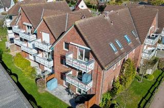 Wohnung kaufen in 25761 Büsum, Gepflegte 3-Zimmer-Wohnung mit Südbalkon auf Eigenland in zentraler Lage von Büsum