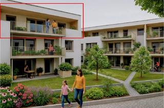 Penthouse kaufen in 89129 Langenau, KFW40-QNG 3 Zimmer Penthouse Wohnung mit großer Dachterrasse