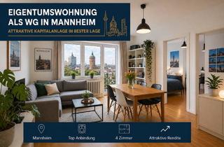 Wohnung kaufen in 68169 Neckarstadt, Provisionsfrei / Kapitalanlage in Mannheim – Sofort Cashflow + massive Steuervorteile nutzen