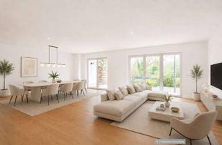 Wohnung kaufen in 63303 Dreieich, Stilvolle Erdgeschoss-Maisonettewohnung mit Südgarten und direkter Feldrandlage