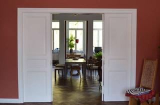 Wohnung kaufen in 04179 Leutzsch, Stilvolle Altbauwohnung im Leutzscher Villenviertel mit Garten