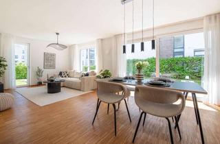 Wohnung kaufen in 77654 Offenburg, Privilegiert modern, stadtnah wohnen in geräumiger ETW mit großem Garten in 77654 Offenburg