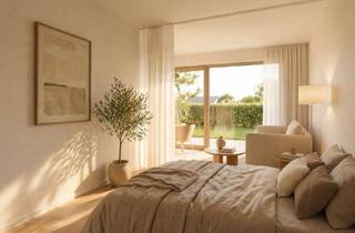 Wohnung kaufen in 83278 Traunstein, Neubau & provisionsfrei: moderne 1-Zimmer-Gartenwohnung, durchdachte Raumaufteilung und Privatgarten
