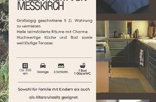 Penthouse mieten in 88605 Meßkirch, Penthouse Wohnung zur Miete, 235 m² mit großer Terrasse und Doppelgarage