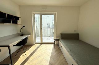 Wohnung mieten in Michael-Brückner-Straße 7A, 12439 Niederschöneweide, Koffer packen und einziehen! Kleine möblierte Wohlfühl-Singleoase mit Balkon und Einbauküche