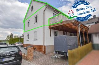 Wohnung mieten in 64832 Babenhausen, DIETZ: Gepflegte 3-Zimmerwohnung im 1.OG mit Balkon in Langstadt, Babenhausen nahe des Feldes!