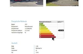 Wohnung mieten in Waiblingerstraße 26, 72764 Reutlingen, 1-Zimmer Wohnung in Reutlingen Nähe Pomologie / Kreuzkirche