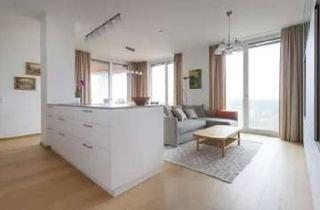 Wohnung mieten in 51373 Küppersteg, Sonnige 3-Zimmer-Neubauwohnung mit 60 m² Balkon und Skylineblick in Leverkusen-Wiesdorf