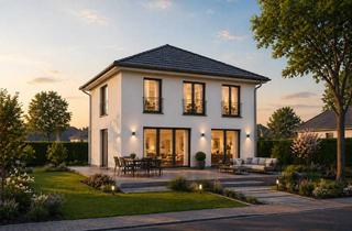 Villa kaufen in 04509 Wiedemar, Wohnen im Grünen – schlüsselfertige Stadtvilla in massiver Bauweise