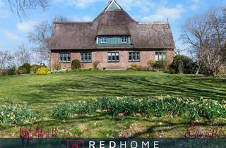 Haus kaufen in 25554 Dammfleth, Modernisiertes Reetdachhaus in Elbnähe – 207 m² Wohnfläche auf 7.800 m² Grundstück