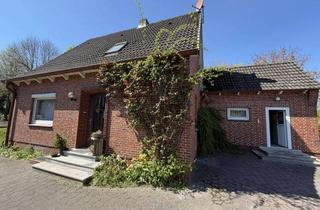 Haus kaufen in Dorfstraße 71, 21763 Neuenkirchen, Viel Platz für alle! Hübsches Rotsteinhaus auf tollem Grundstück mit altem Baumbetsand.