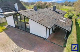 Haus kaufen in 27726 Worpswede, Wohnen im Grünen: Attraktiver Bungalow mit offenem Grundriss und Garten in Worpswede