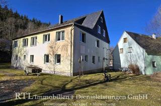 Mehrfamilienhaus kaufen in 07343 Wurzbach, Mehrfamilienhaus mit 8 Einheiten, Gewerbehalle & 2.500m² Teich – vielseitiges Immobilienpaket