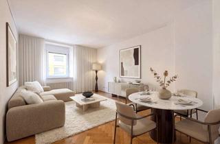 Wohnung kaufen in Tal, 80636 Neuhausen-Nymphenburg, Attraktive 2-Zimmer-Wohnung mit Altbaudetails, Balkon und optimalem Grundriss