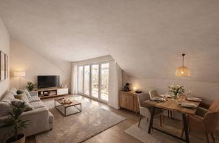 Wohnung mieten in Kolpingstraße 32, 85560 Ebersberg, Erstbezug! Lichtdurchflutete 2-Zimmer Wohnung im Dachgeschoss mit Balkon in Ebersberg