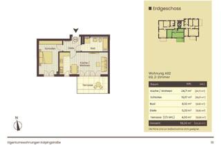 Wohnung mieten in Kolpingstraße 32, 85560 Ebersberg, Moderne 2-Zimmer-Neubauwohnung mit Garten in Ebersberg