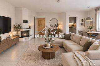 Wohnung kaufen in 61267 Neu-Anspach, 95 m² Maisonette mit Garten & Kamin | 2 Bäder | provisionsfrei