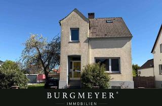 Haus kaufen in 59174 Kamen, KAMEN-METHLER: Viel Raum zum Selbstausbau - entkerntes EFH mit idyllischem Garten