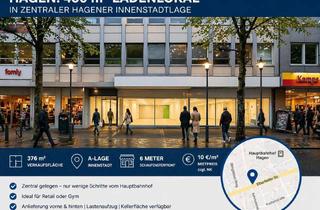 Geschäftslokal mieten in Elberfelder Strasse 48, 58095 Mittelstadt, Frequenzstarke Ladenfläche in Hagener Innenstadt - ideal für Retail oder Fitness