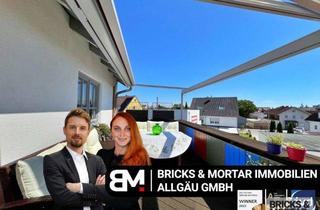 Wohnung kaufen in 87600 Kaufbeuren-Neugablonz, Wohntraum über den Dächern von Neugablonz! 6 Zimmer + viel Platz + Dachterrasse + Doppelgarage und vieles mehr ... !
