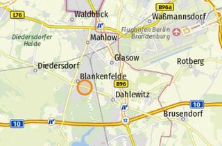 Grundstück zu kaufen in 15827 Blankenfelde, IMMOBERLIN.DE - Exzellentes Baugrundstück mit Baugenehmigung für Mehrfamilienhaus mit Südgarten