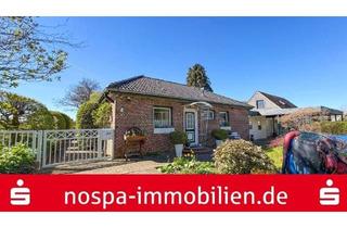 Haus kaufen in 24975 Husby, Husby - Großzügiger Bungalow mit Terrasse, Sauna-Keller und flexibler Grundriss für 1?oder?2?Wohneinheiten