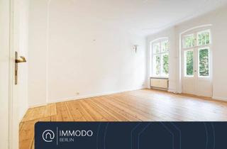 Wohnung kaufen in Volkspark Rehberge, 13351 Berlin, Berlin - ?? Helle Altbau-Perle nahe Rehberge: 2-Zi mit Balkon, Aufzug, EBK, Dielen & charmantem Erkerzimmer