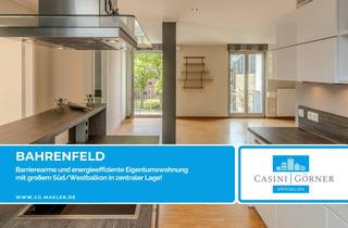 Wohnung kaufen in 22761 Bahrenfeld, Barrierearme und energieeffiziente Eigentumswohnung mit großem Süd/Westbalkon in zentraler Lage!
