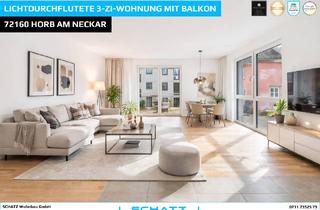Wohnung kaufen in 72160 Horb, Lichtdurchflutete 3-Zi-Wohnung mit Balkon