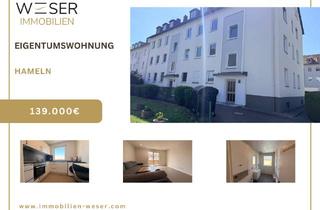 Wohnung kaufen in 31787 Hameln, Einziehen & wohlfühlen: Moderne 2-Zimmer-Wohnung mit Balkon in Hameln