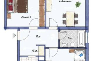 Wohnung kaufen in 63526 Erlensee, 3-Zimmer-Wohnung mit Garage in ruhiger Lage von Erlensee