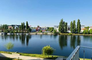 Wohnung mieten in Tabbertstraße 6E, 12459 Oberschöneweide, Willkommen am Wasser! Moderne 2 Zimmer mit Balkon und Spreeblick!